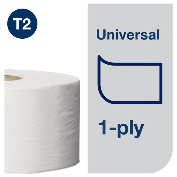 Toalettpapper TORK Uni T2 1-lag 12/fp