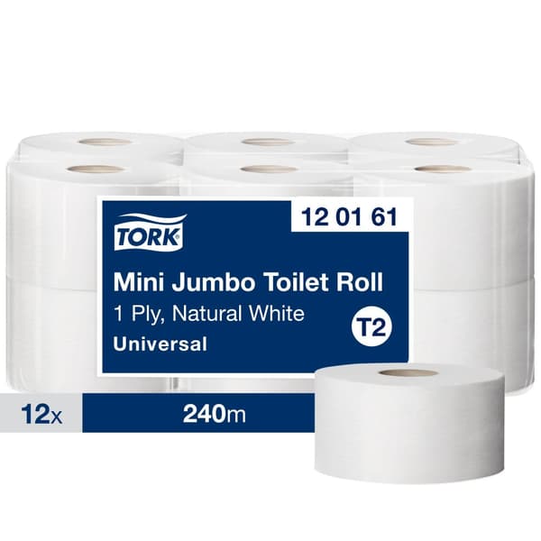 Toalettpapper TORK Uni T2 1-lag 12/fp