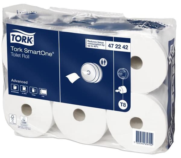 Toalettpapper TORK Adv T8 2-lag 6/fp
