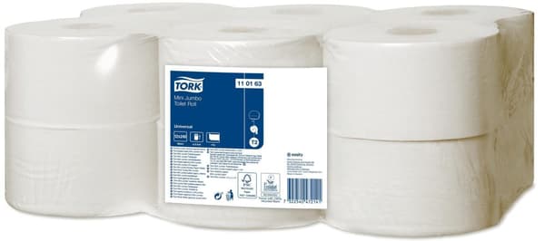 Toalettpapper TORK Uni T2 1-lag 12/fp