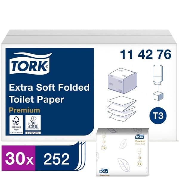 Toalettpapper TORK Pre T3 Vikt 7560/fp