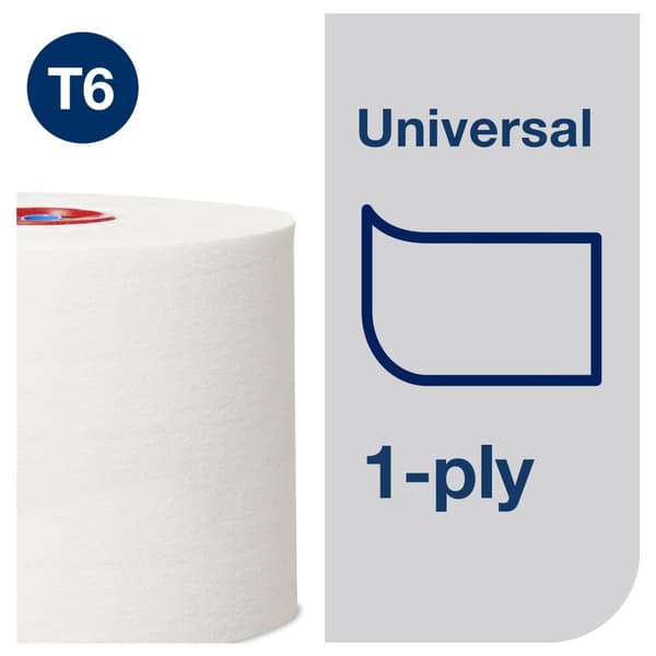 Toalettpapper TORK Uni T6 1-lag 27/fp