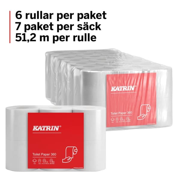 Toalettpapper KATRIN 360 42/fp