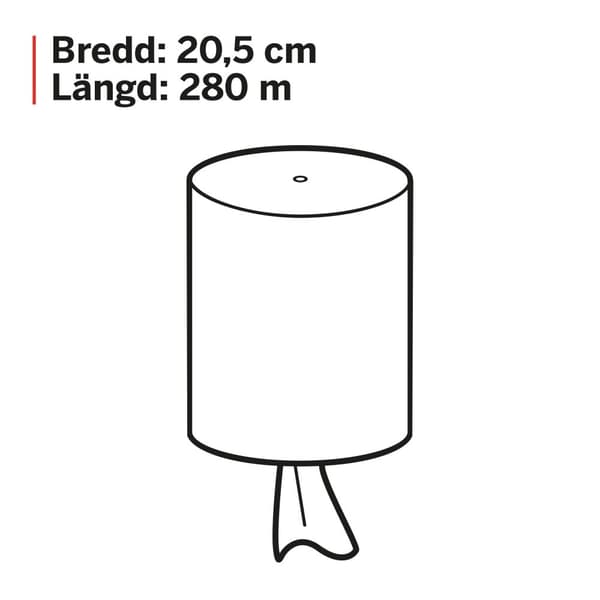 Torkrulle KATRIN Plus 1-L M 280m 6st