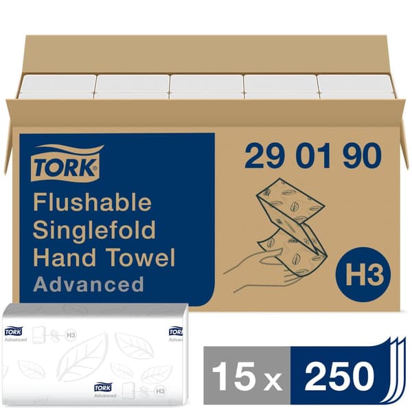 Handduk TORK Adv H3 2-lag spolb 3750/fp