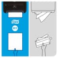 Miniatyrbild 6 av 6: Handduk TORK Uni H1 1-lag vit 280m 6st