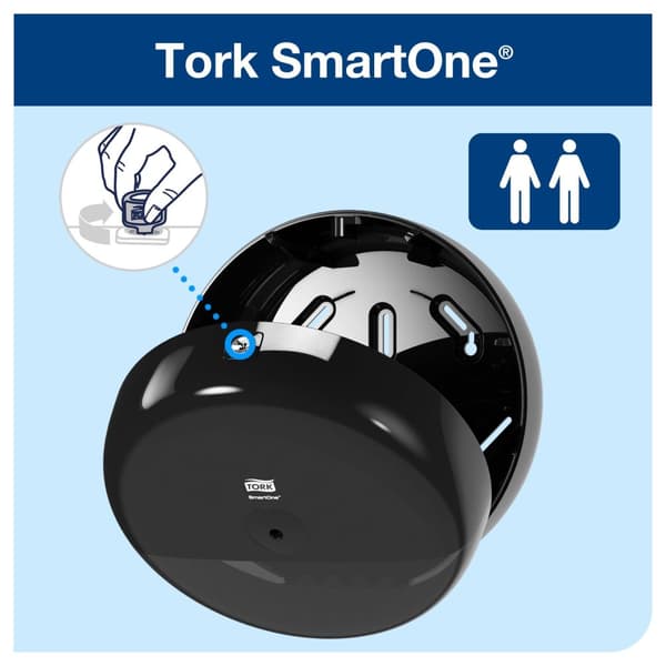 Dispenser TORK T8 SMARTONE Toa svart