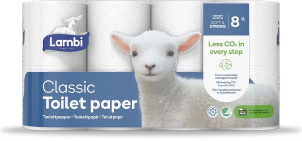 Toalettpapper LAMBI Classic 40/fp