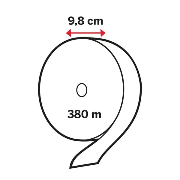 Toalettpapper KATRIN Gigant L2 380m 6/fp