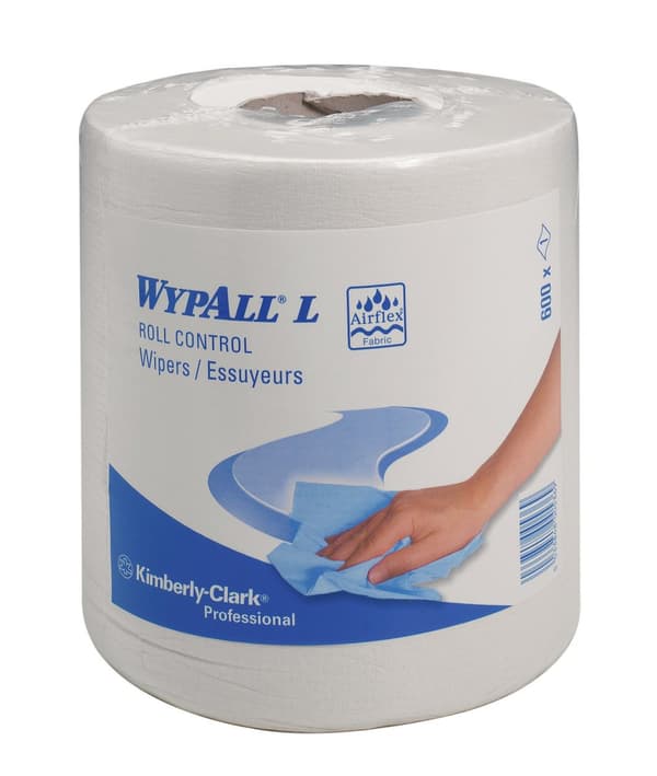 Torkrulle WYPALL L10 1-lag vit 228m/rl 6st