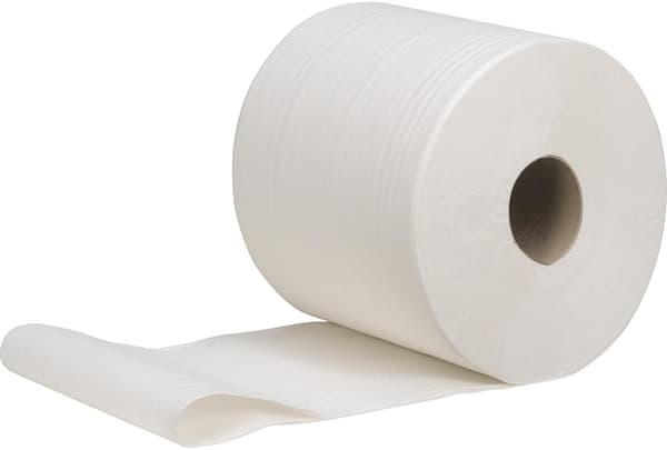 Torkrulle WYPALL L10 1-lag vit 228m/rl 6st