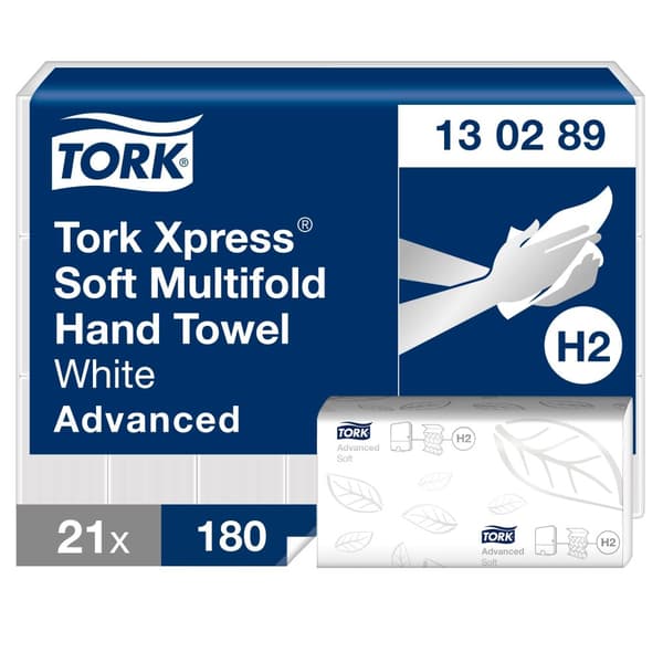 Handduk TORK Adv H2 Xpress 3780/fp