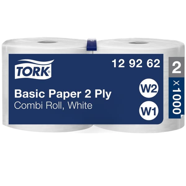 Torkrulle TORK Basic W1/2 Uni 2-lag 340m 2st