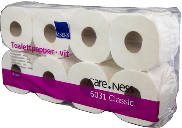 Toalettpapper Classic 2-l vit 8/fp 7st