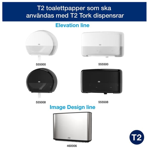 Toalettpapper TORK Adv T2 natur 12/fp