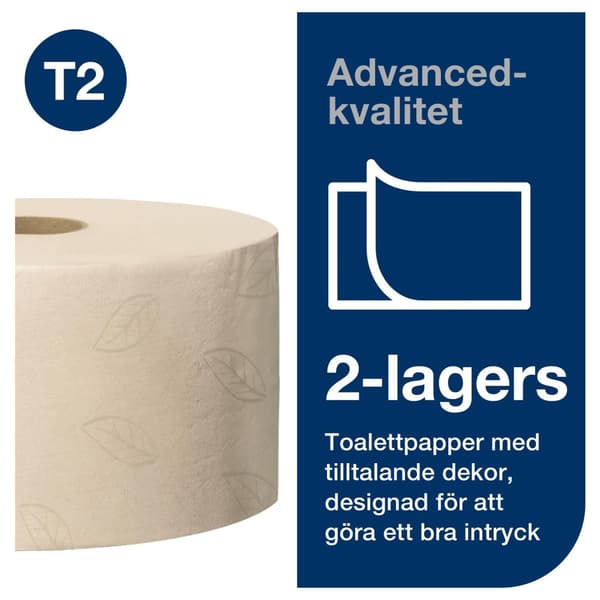 Toalettpapper TORK Adv T2 natur 12/fp