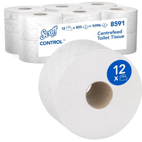 Toalettpapper SCOTT 2-lag 12/fp