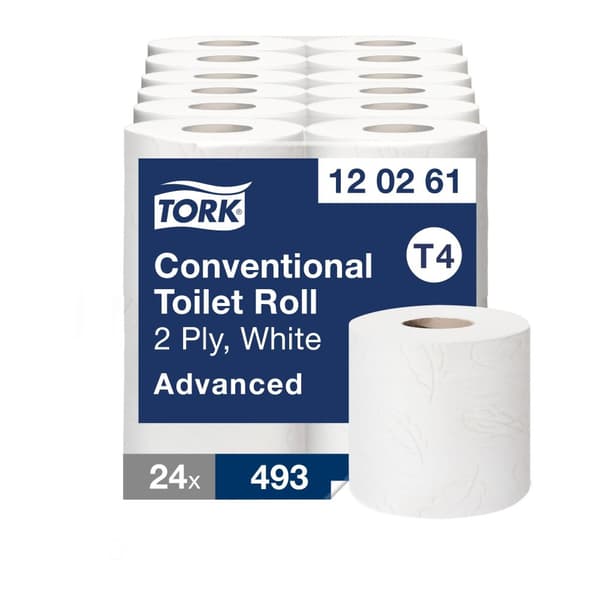 Toalettpapper TORK Adv T4 2-lag 4/fp 6st