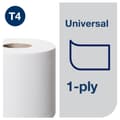 Miniatyrbild 4 av 6: Toalettpapper TORK Uni T4 1-lag 6/fp 8st