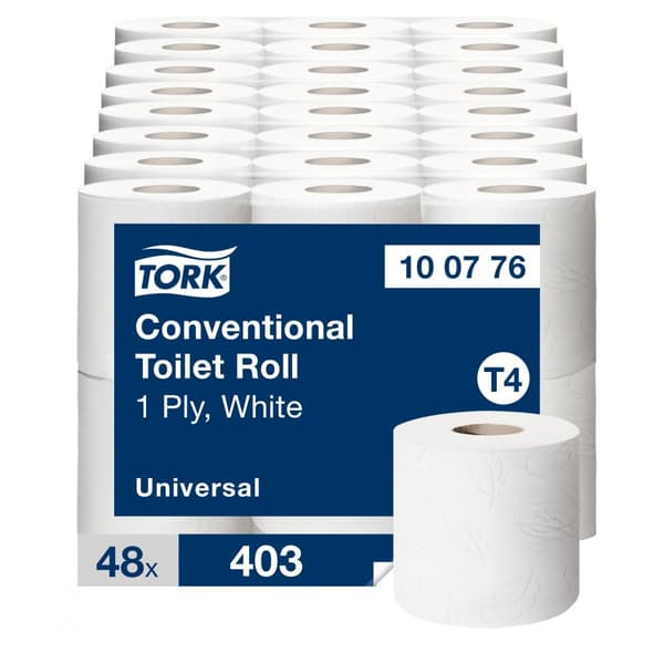Toalettpapper TORK Uni T4 1-lag 6/fp 8st