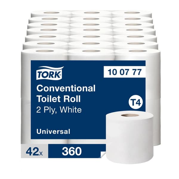 Toalettpapper TORK Uni T4 2-lag 6/fp 7st