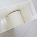 Miniatyrbild 5 av 6: Förvaringstorn för toalettpapper - L23 cm - 23 cm X 12,5 cm X 48 cm - CaliCosy White