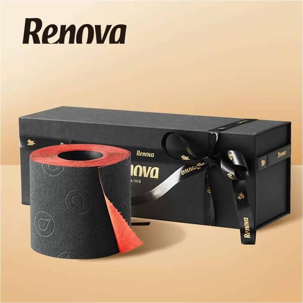 RENOVA Rouge & Noire Luxury wc-paperi 4-kerroksinen 3 rullaa