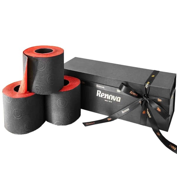 RENOVA Rouge & Noire luksustoiletpapir 4-lags 3 ruller