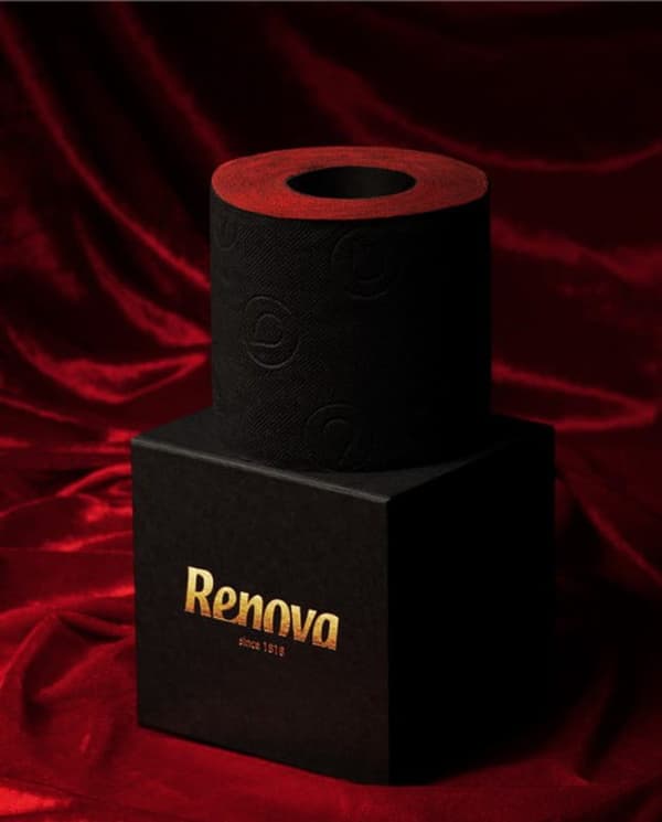 RENOVA Rouge & Noire Luxury WC-paperi 4-kerroksinen 1 rulla