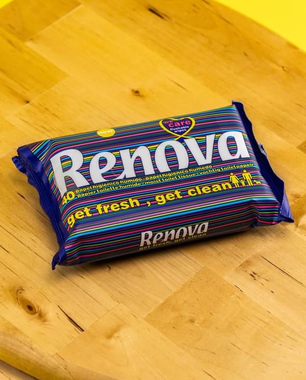 Renova fugtet toiletpapir 40 stk