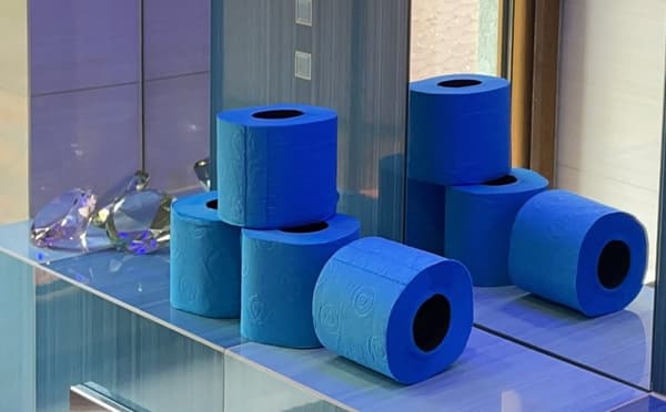 Renova tuoksuinen sininen wc-paperi 16,1 m 3-kerroksinen 140 arkkia 6 rullaa