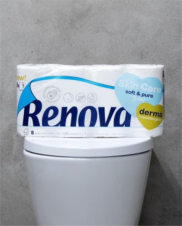 Renova Hudpleje Derma 8R Toiletpapir