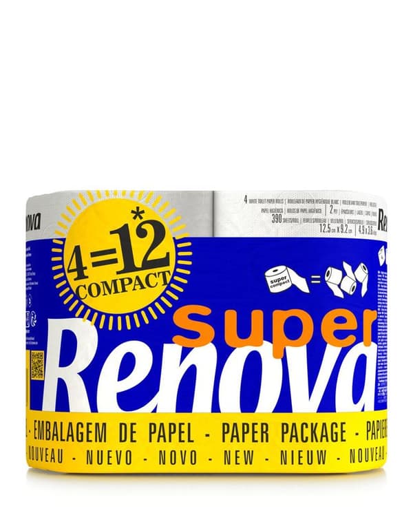 Renova Super Compact 4R toiletpapir
