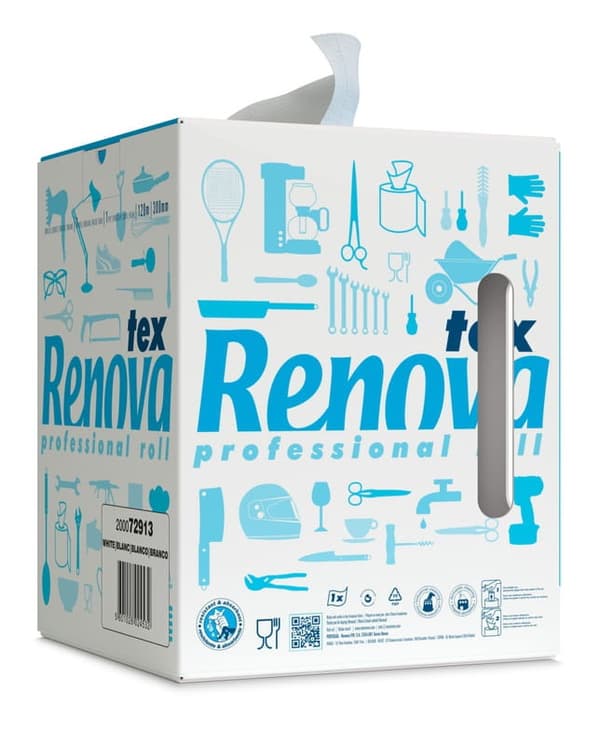 Renova TEX White puhdistusliina 315 arkkia 120 m