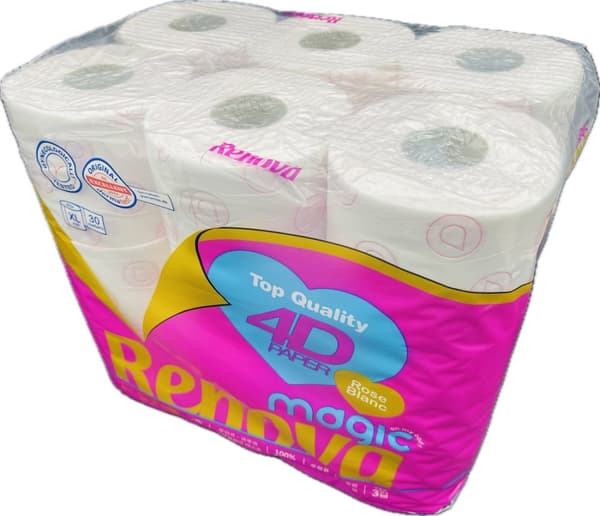 Renova Magic Rose Deco 18R wc-paperi