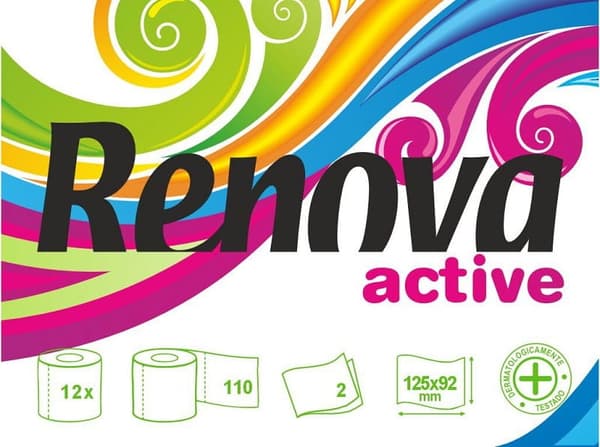 Renova Active 12R toiletpapir