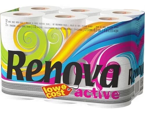 Renova Active 12R toiletpapir