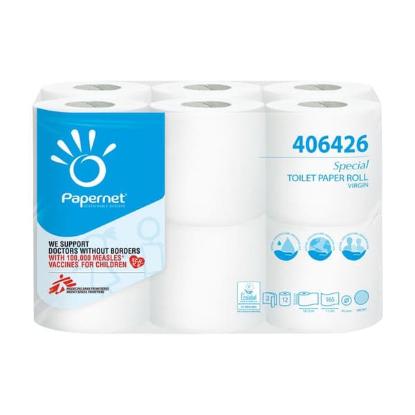 Toalettpapper Papernet 406426B Vit