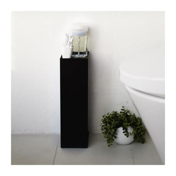 Toalettpappershållare i metall - H38,5 cm - 11,5 cm X 11,5 cm X 38,5 cm - Yamazaki