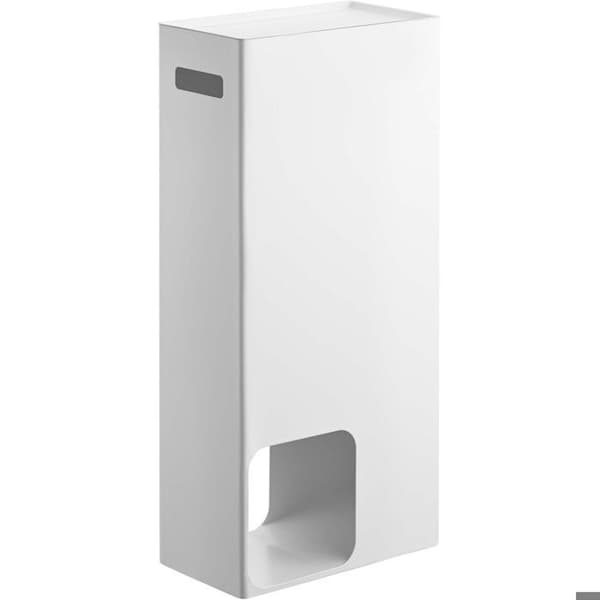 Förvaringstorn för toalettpapper - L23 cm - 23 cm X 12,5 cm X 48 cm - CaliCosy White