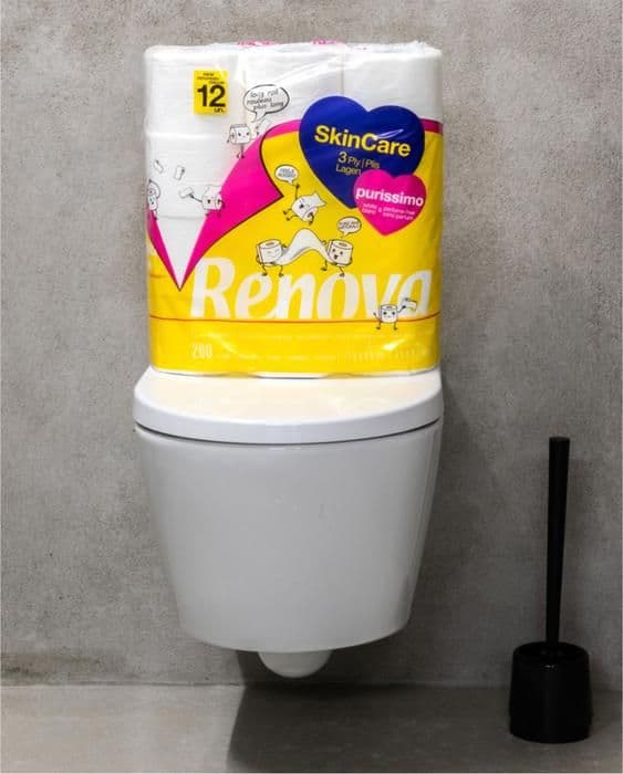 Toalettpapper Renova Skin Care Purissimo 12R