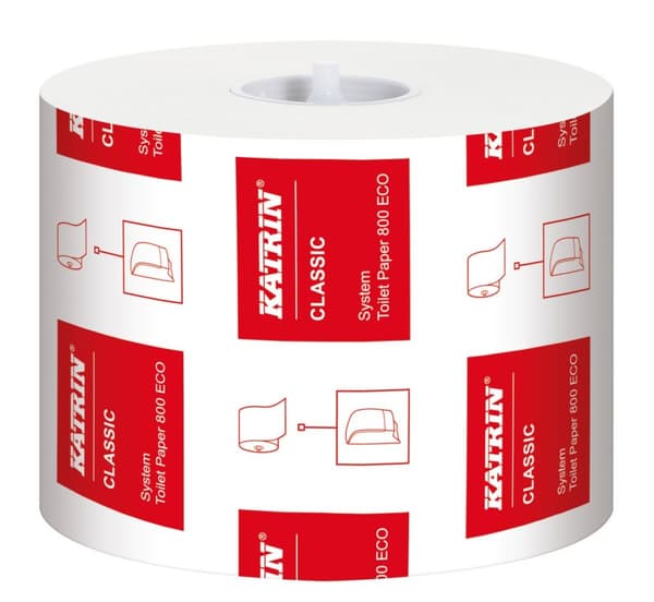 Toiletpapir til dispensersystem 2w hvid 92m