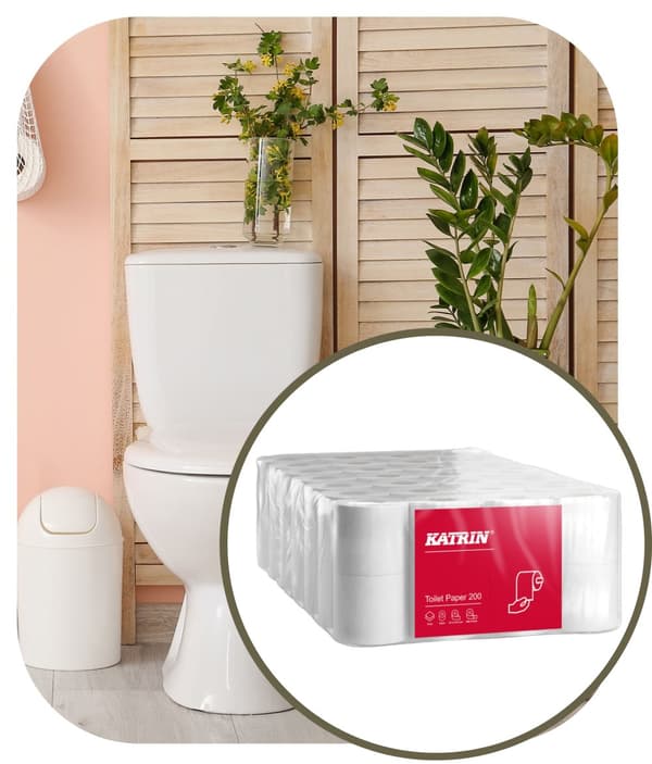 KATRIN toalettpapper 2w vitt 56-pack