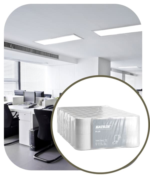 PLUS 3 Toalettpapper 150-pack 56 st. (17,3 m)