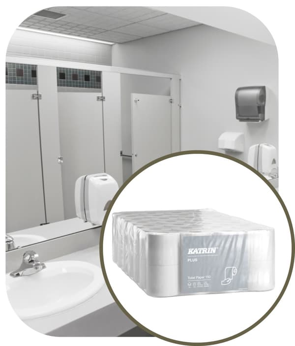 PLUS 3 Toalettpapper 150-pack 56 st. (17,3 m)