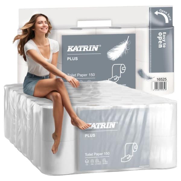 PLUS 3 Toalettpapper 150-pack 56 st. (17,3 m)