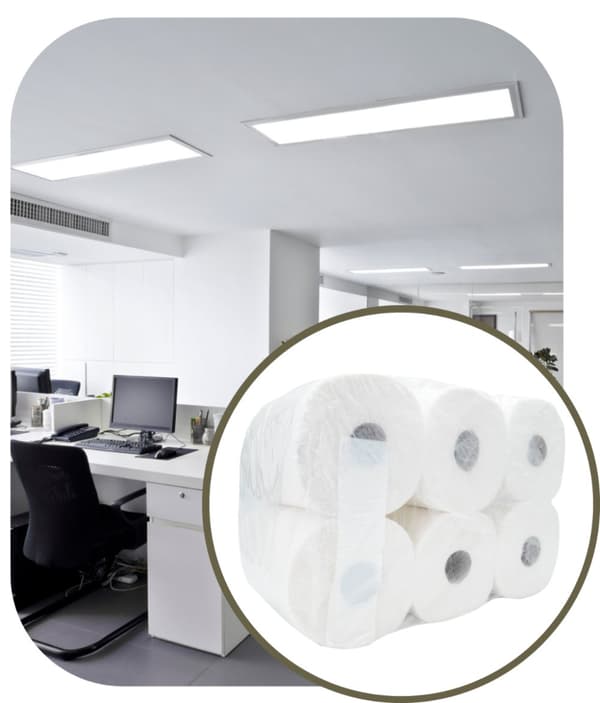 Toiletpapir 2w cellulose, 50 meter x 12 stk.