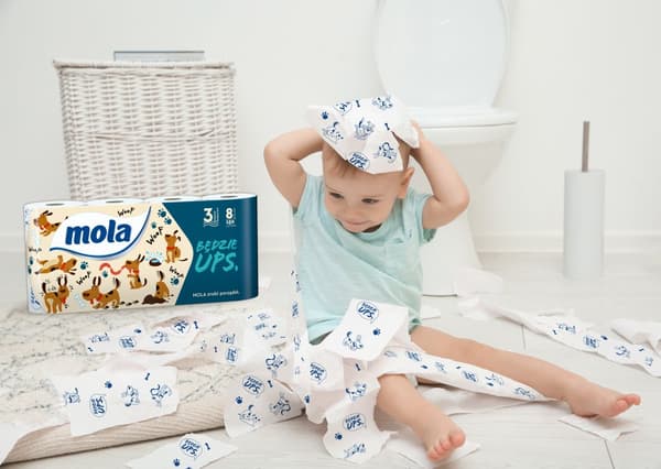 Mola Will UPS toiletpapir, 3w cellulose 8 stk.