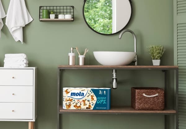 Mola Will UPS toiletpapir, 3w cellulose 8 stk.
