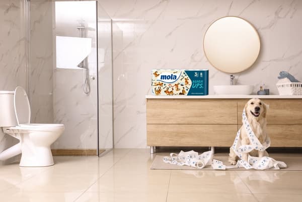 Mola Will UPS toiletpapir, 3w cellulose 8 stk.